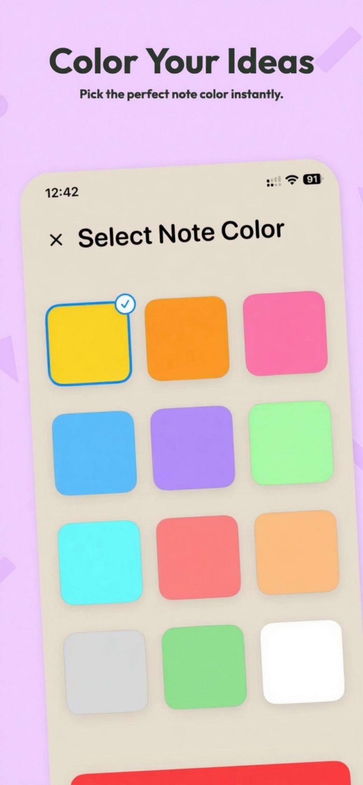 Settings screen and premium features